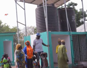 The motorized borehole facilitated by ENetSuD, and constructed by LNRBDA
