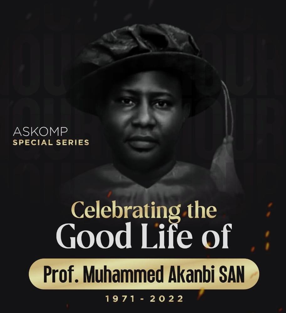 MM Akanbi: The Passing of an Iconic Professor